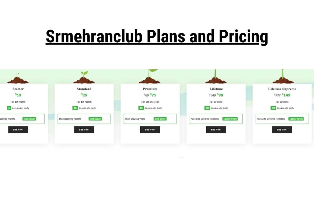 Srmehranclub pricing