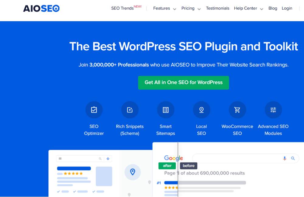 All in One SEO plugin