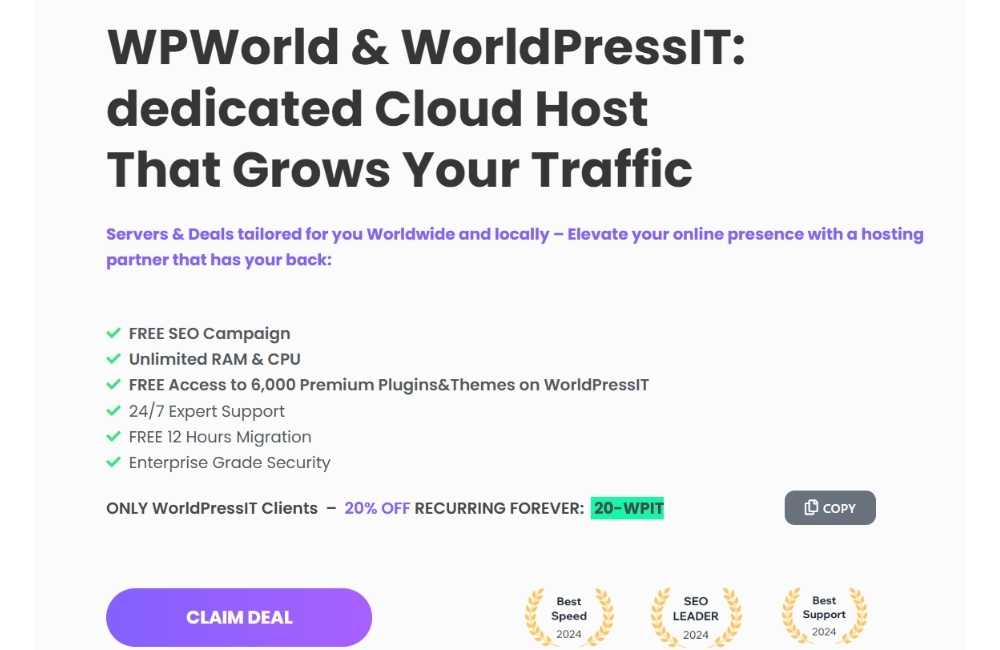 WorldPress hosting